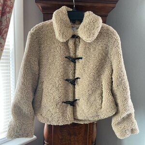 Zara Women's Tan and Cream Jacket
